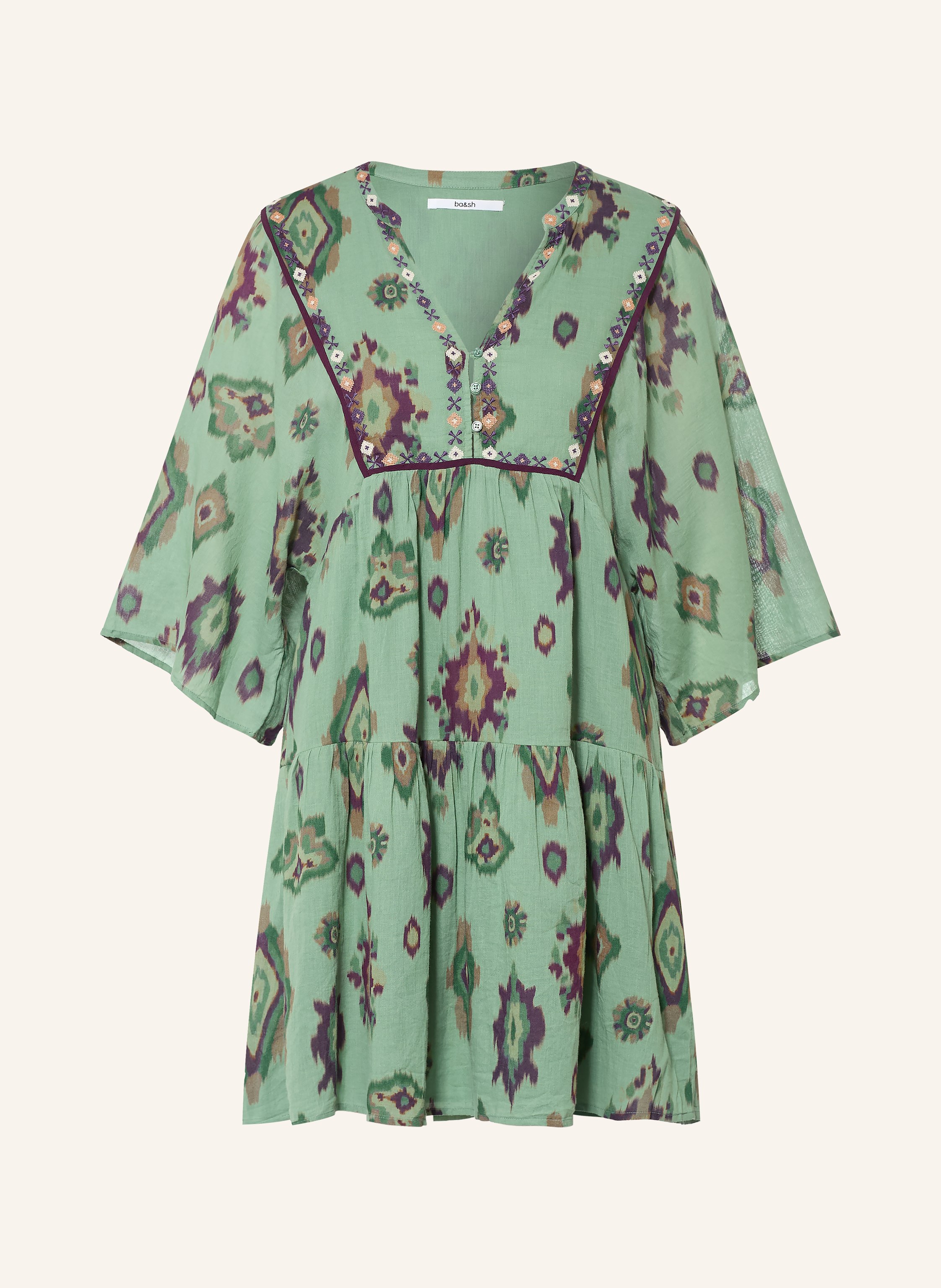 ba&sh Kleid OLALIE mit 3/4-Arm