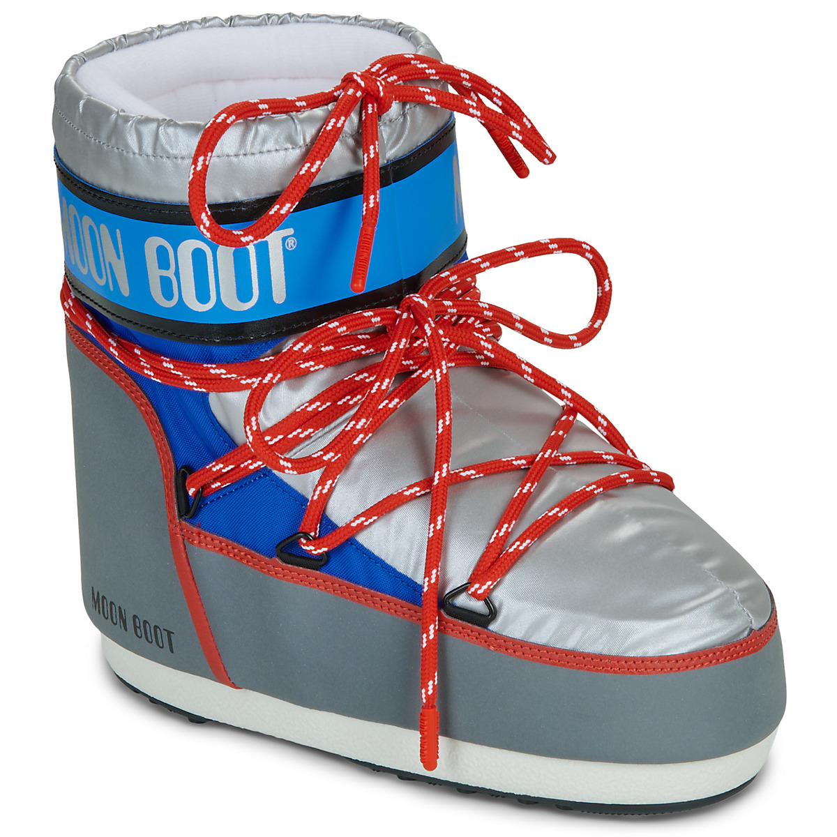 Moon Boot - MB ICON LOW SPACE RACING - Silver / Blue