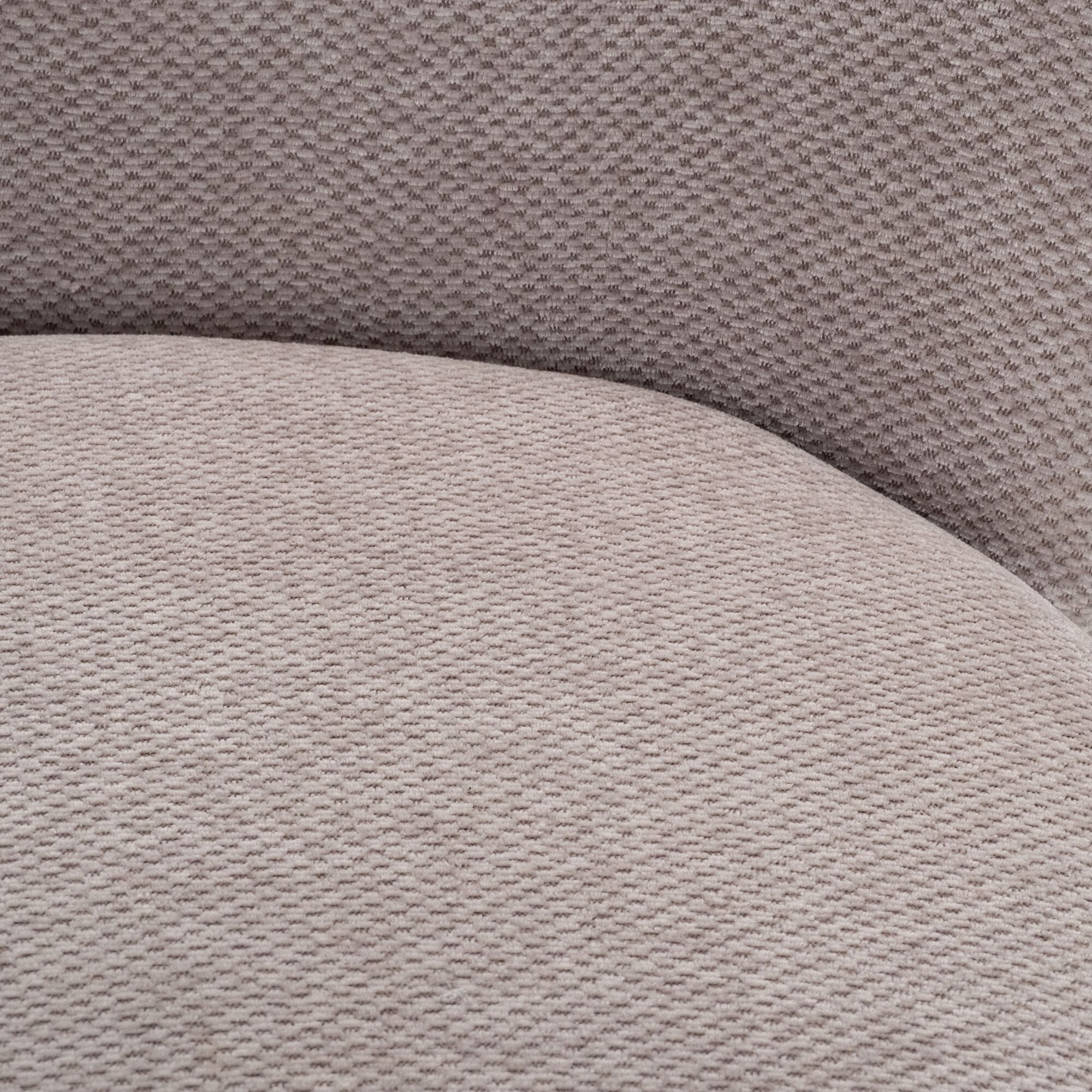 GINNY - Chaise de repas en tissu - gris