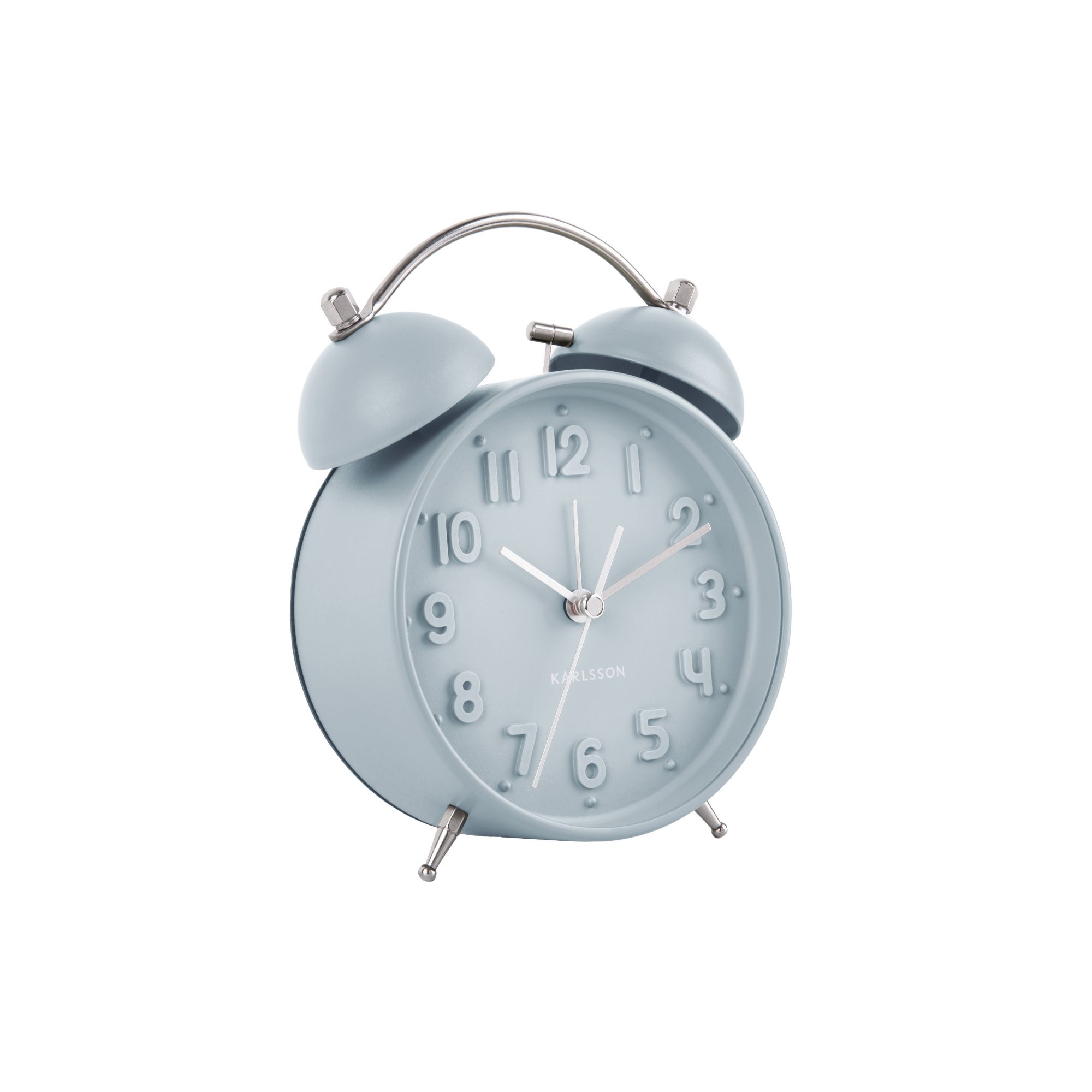 Karlsson wekker Iconic - blauw - Ø11cm