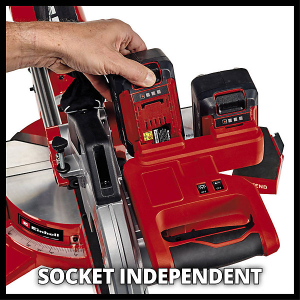 Einhell Scie à onglet sans fil TE-SM 36/210 Li - Solo