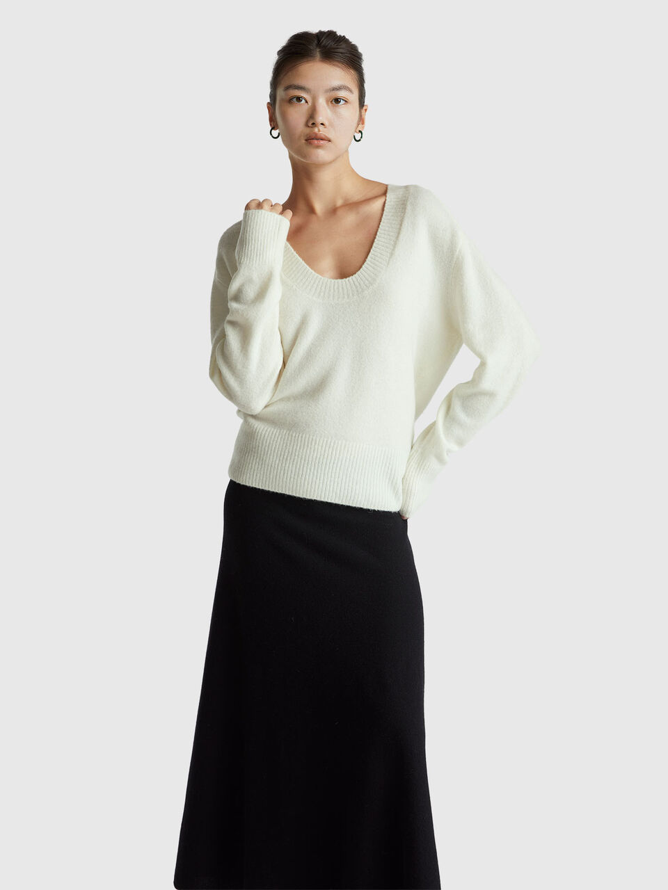 Warm oversized sweater