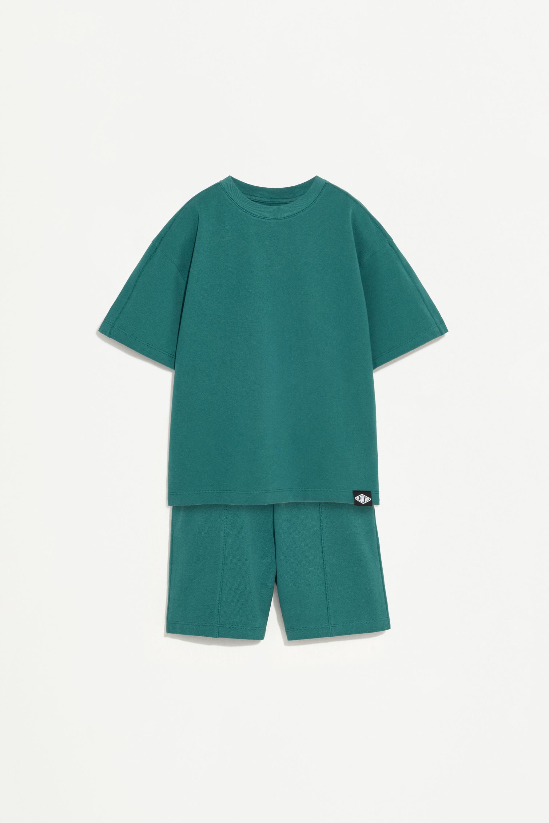 Set camiseta y bermuda piqué