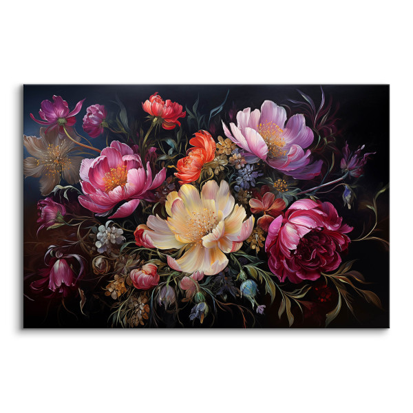 Obraz Abstrakcyjne Piwonie 30x20cm