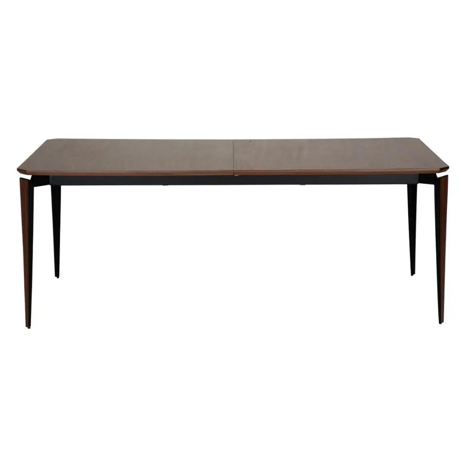 Hioshop Edge Dan-Form eetkamertafel met uitschuif 100x200/300 cm incl 2 platen