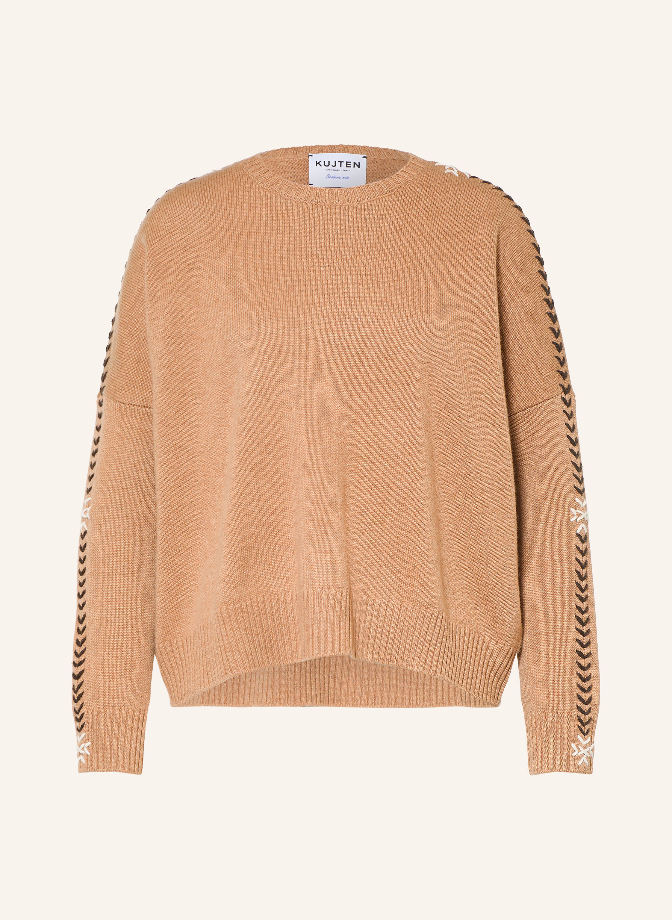 KUJTEN Cashmere-Pullover AMEA SNOW
