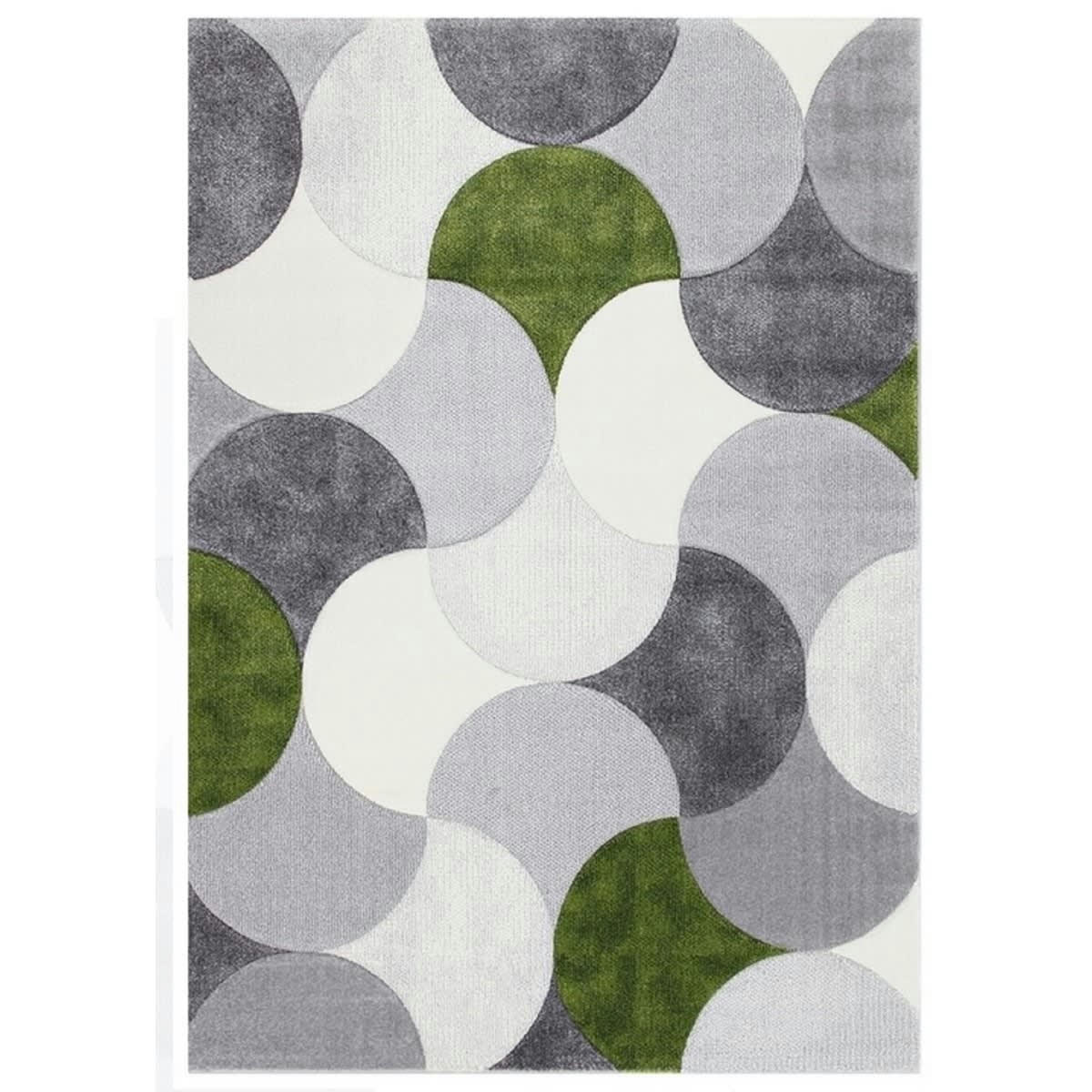 GOJA - Tapis de salon en polypropylène vert 160x230 cm