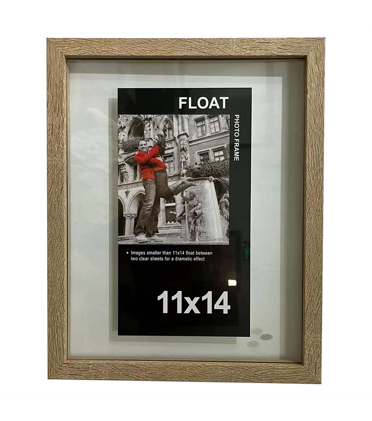 Innovative Home Creations 11 x 14 Natural Wood Float Frame