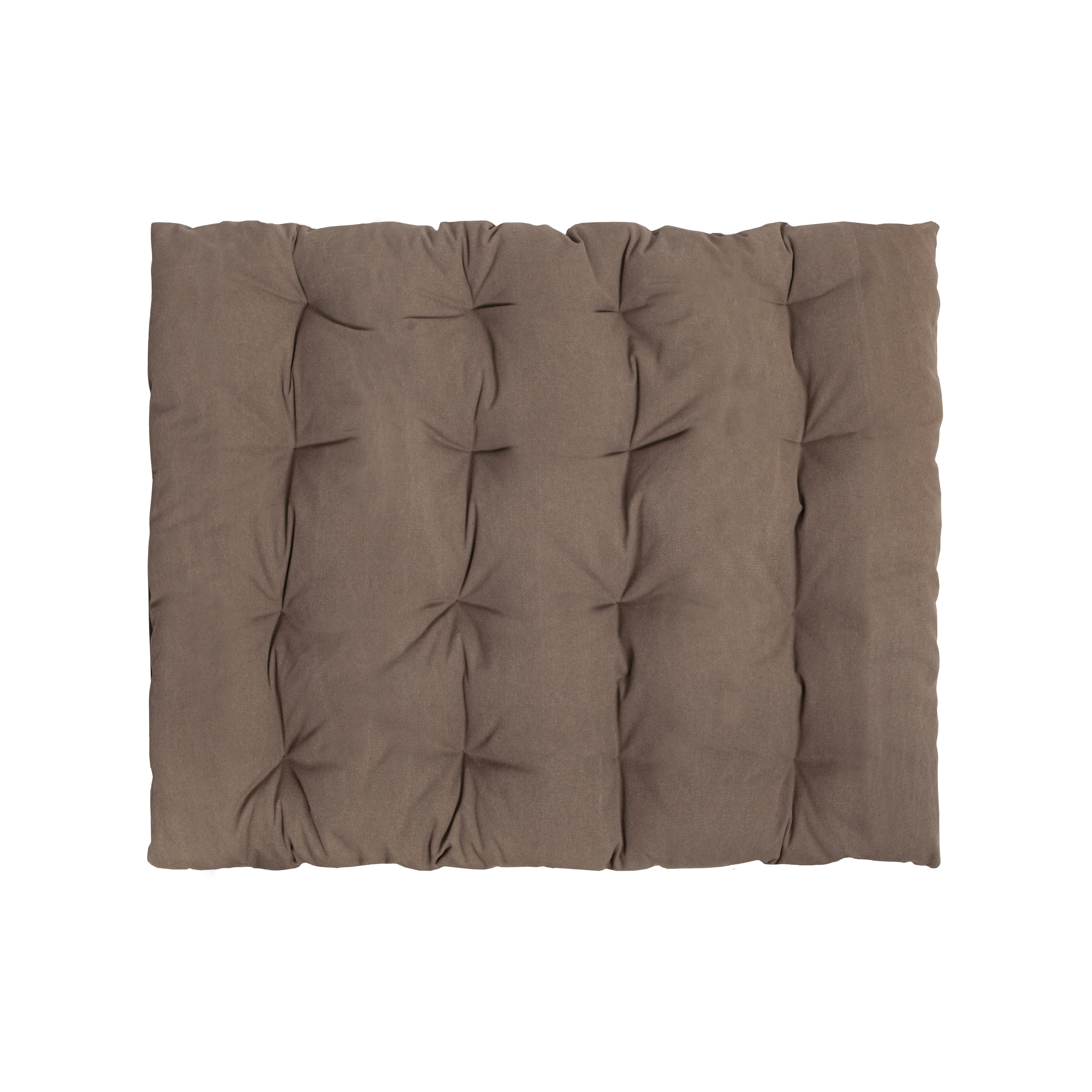 CIELO - Matelas de sol en coton marron 120x100