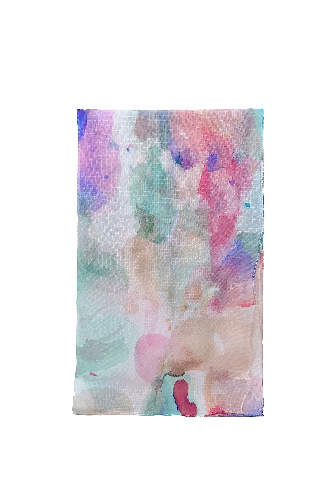 Vellin Abstract Watercolour Print Scarf