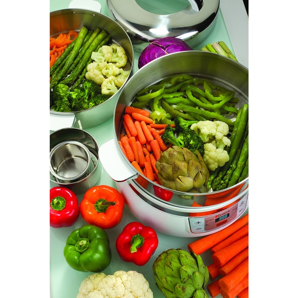 Euro Cuisine Stainless Steel Electric Food Steamer