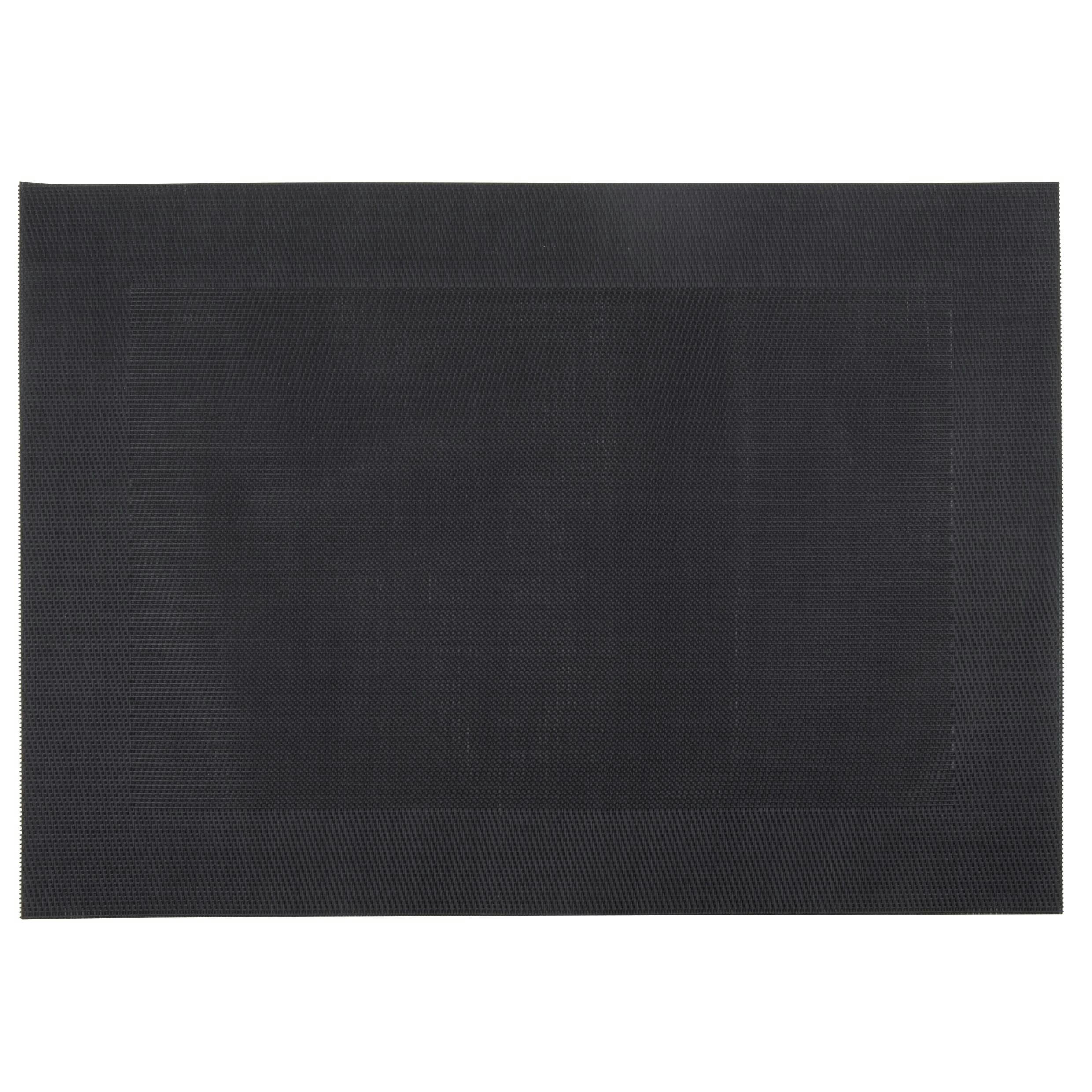 - Set de table tissé noir