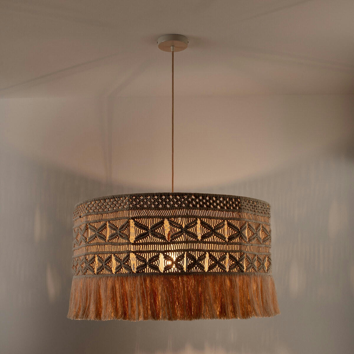 Suspension macramé Ø70cm, Yinka
