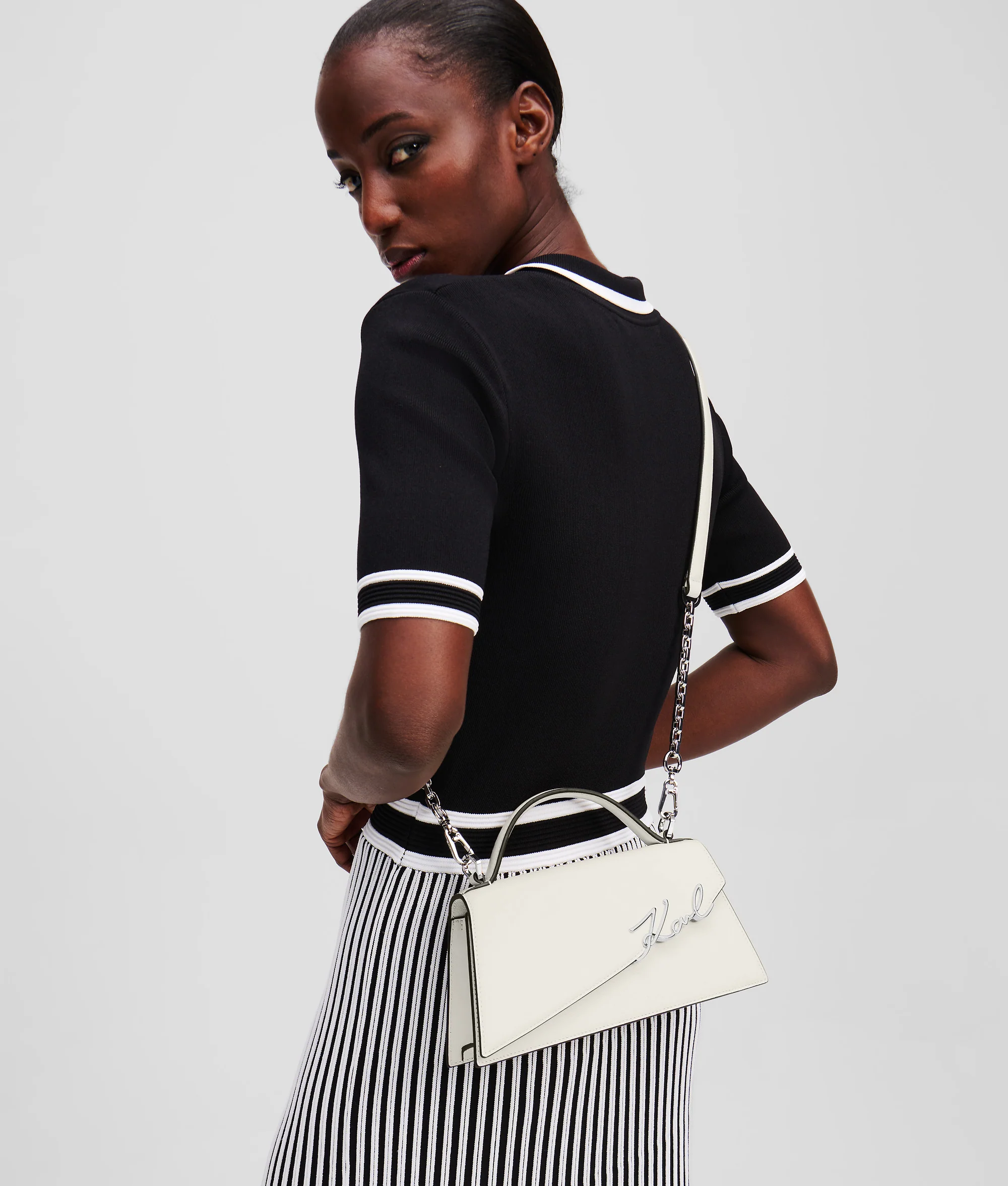 Sac bandoulière fin K/Signature