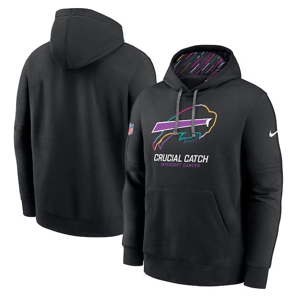 Buffalo Bills Nike 2024 NFL Crucial Catch Club Pullover Hoodie - Black