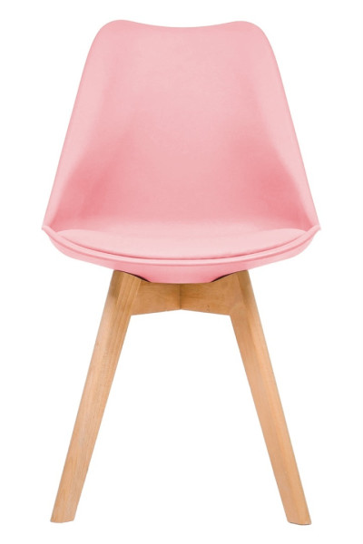 Krzesło skandynawskie MONZA PINK PU