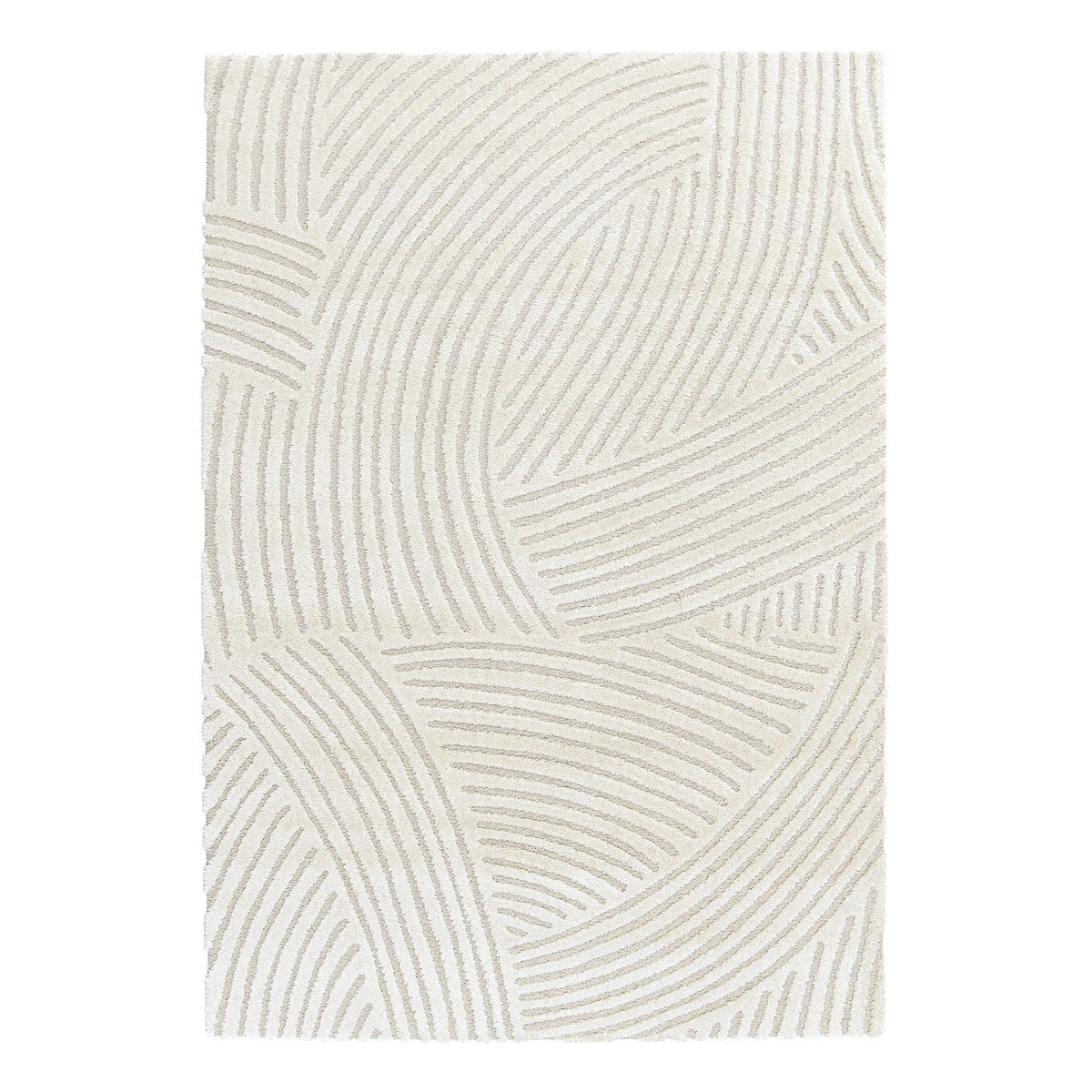AFK Living vloerkleed Sillage - reliëfeffect - beige - 120 x 170 cm