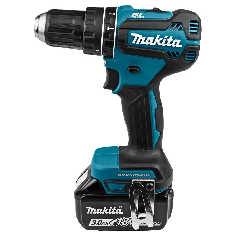 Perceuse visseuse à percussion sur batterie DHP485RFJ 2 x 3 Ah 18 V MAKITA