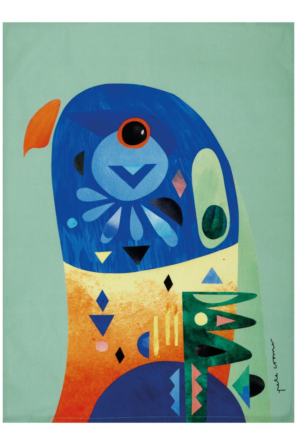 Maxwell & Williams Pete Cromer Lorikeet Print 100% Cotton Tea Towel
