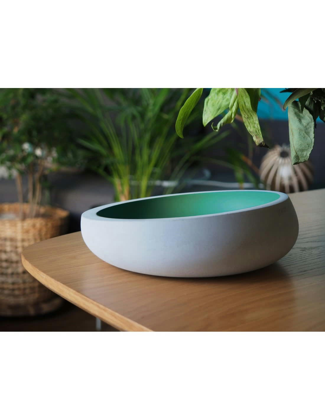 BRUT - Videpoche en béton Beryl Green