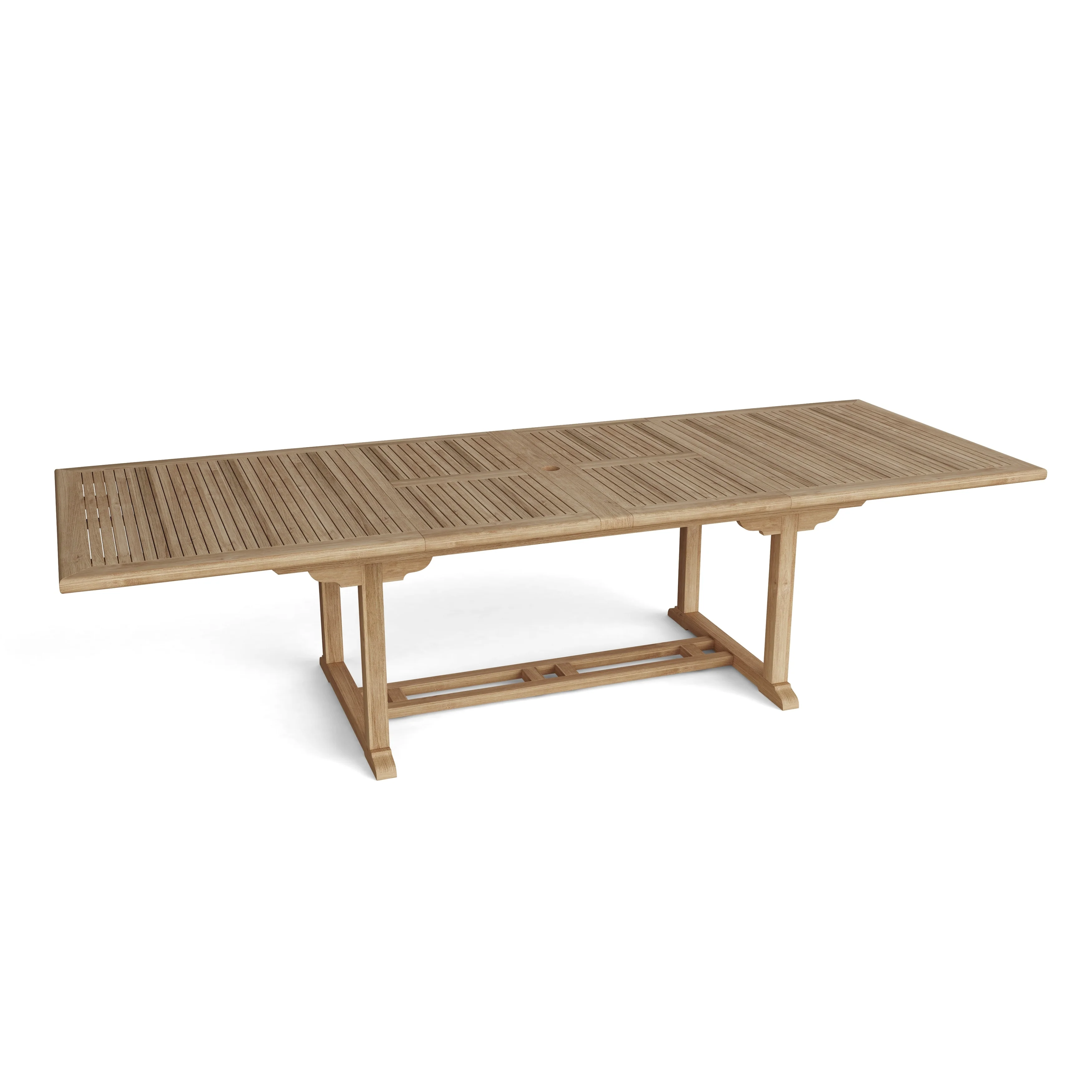 Valencia 117 Rectangular Table w/ Double Extensions