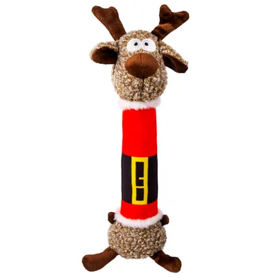 KONG Holiday Shakers Luvs Reindeer Dog Toy