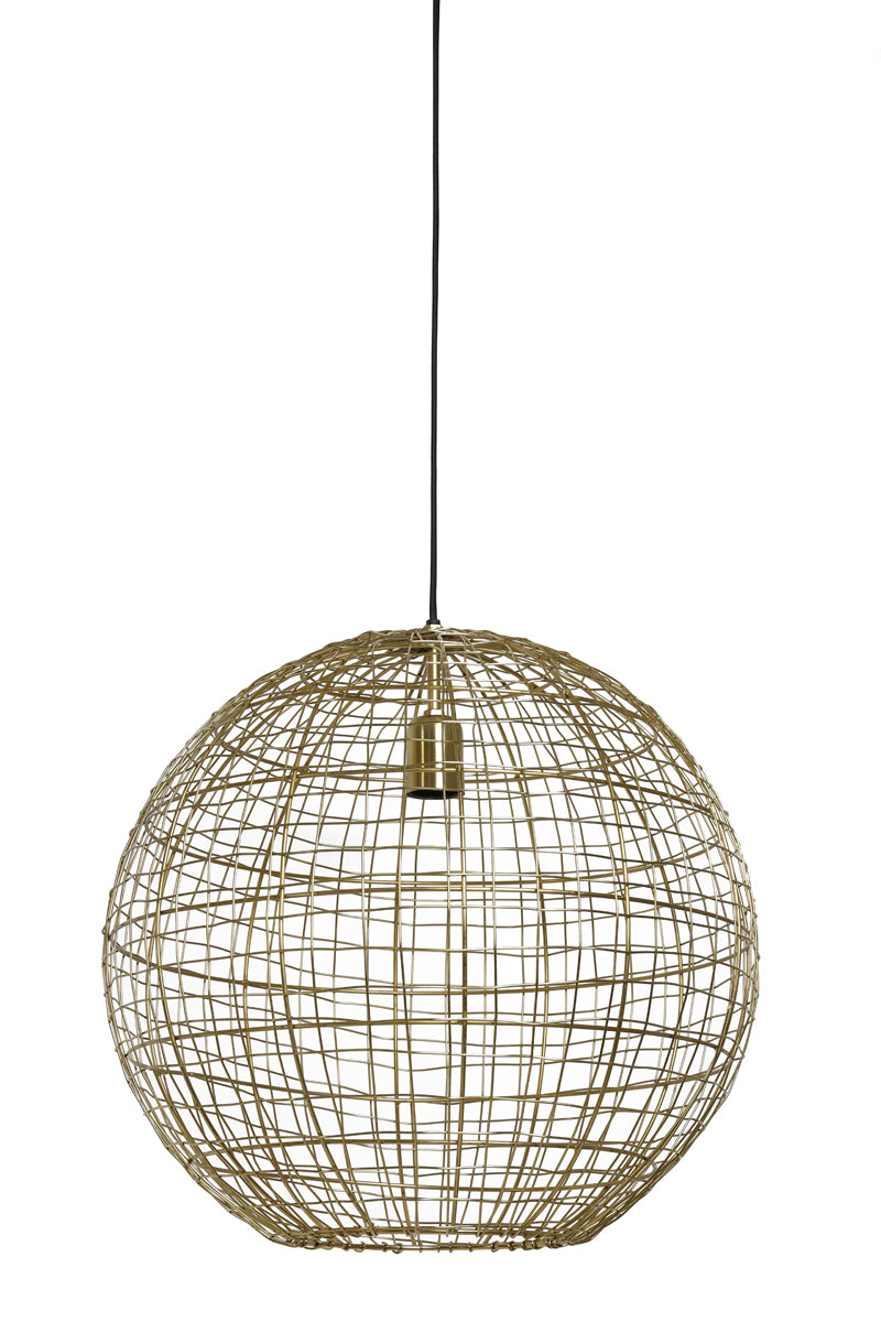 Light & Living hanglamp MIRANA - Ø46x43cm - goud