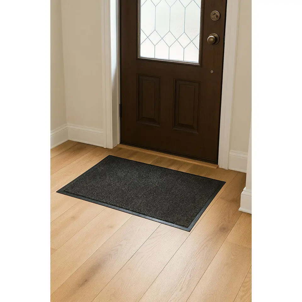 Wicotex Deurmat - droogloopmat - antraciet grijs - 60 x 80 cm