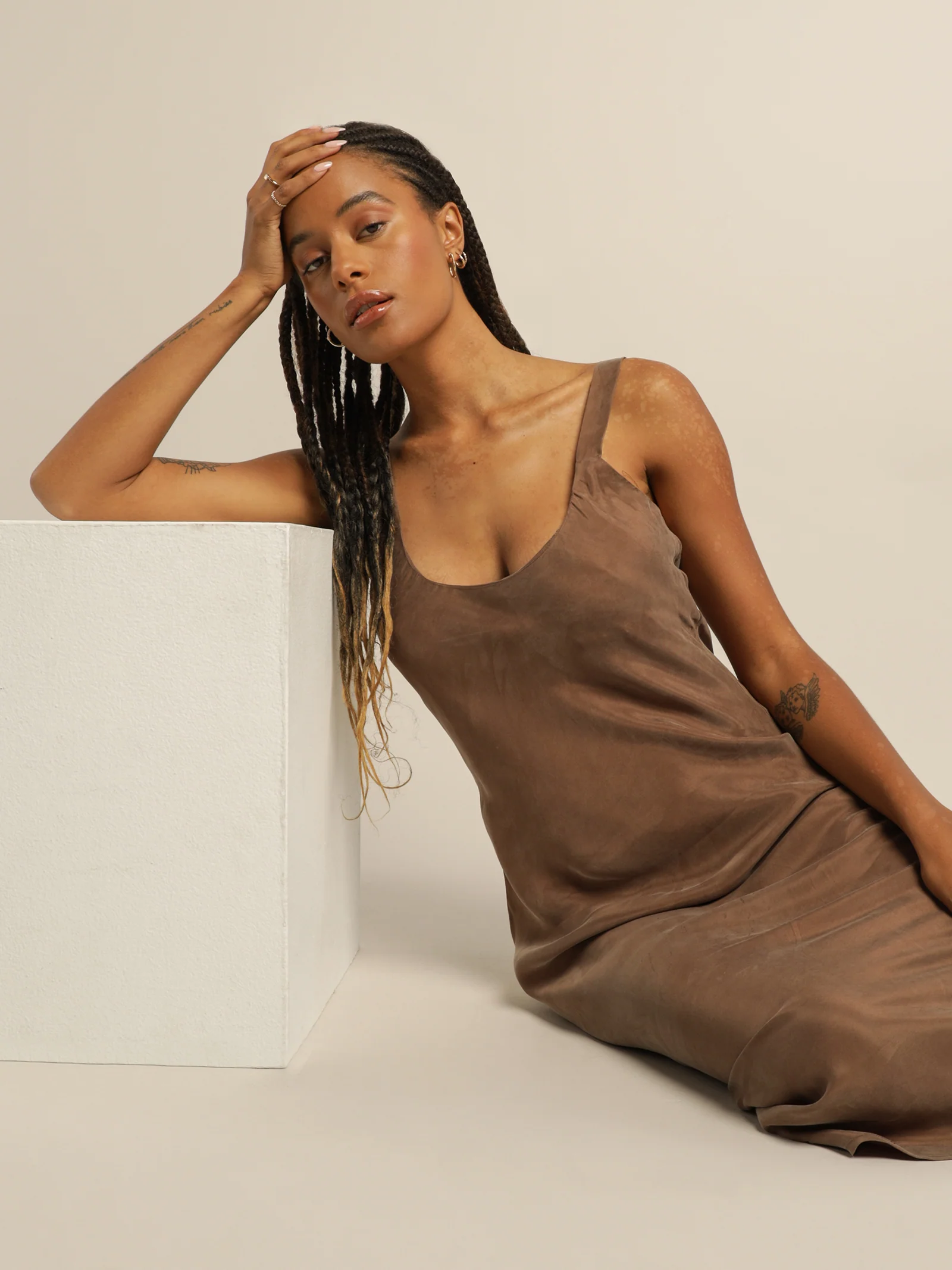 Esme Cupro Slip Dress