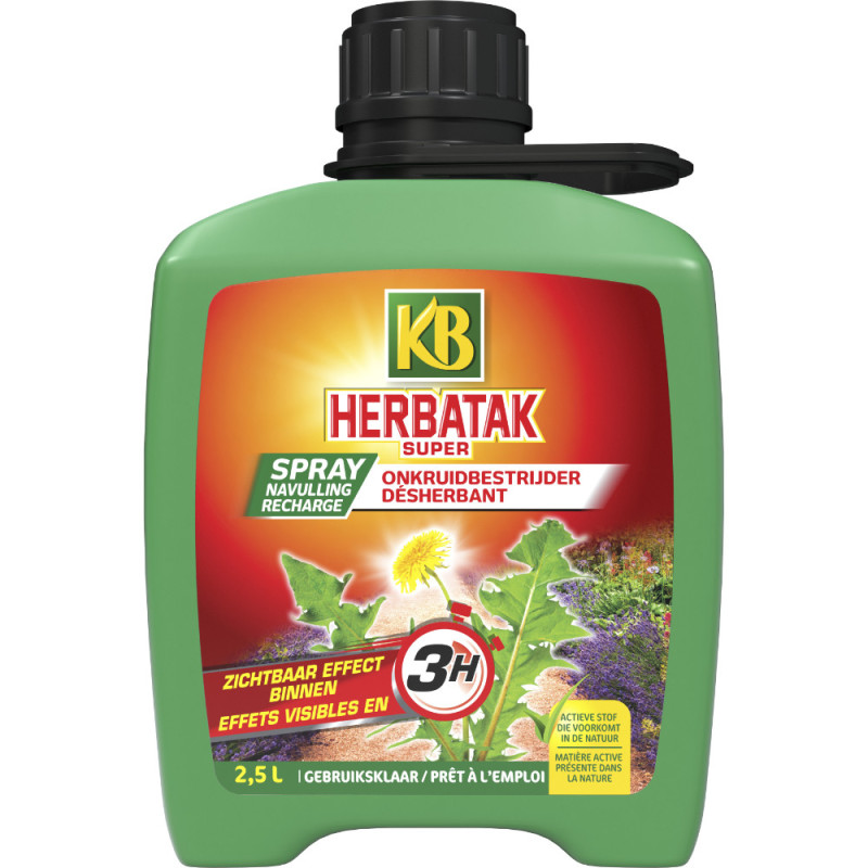 Recharge pour spray désherbant Herbatak Super 2,5 L KB