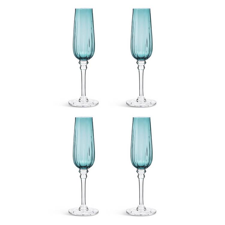 Habitat Japonica Set of 4 Prosecco Glasses