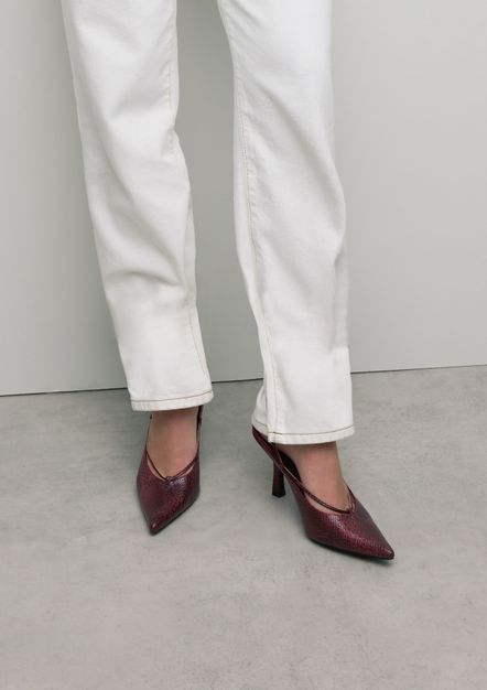 Rode snake pumps