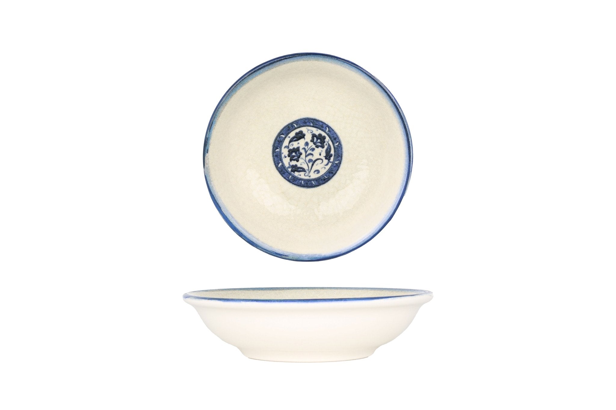 Bonna Serveerschaal - Esnaf - Porselein - 15 cm (330cc) - set van 2