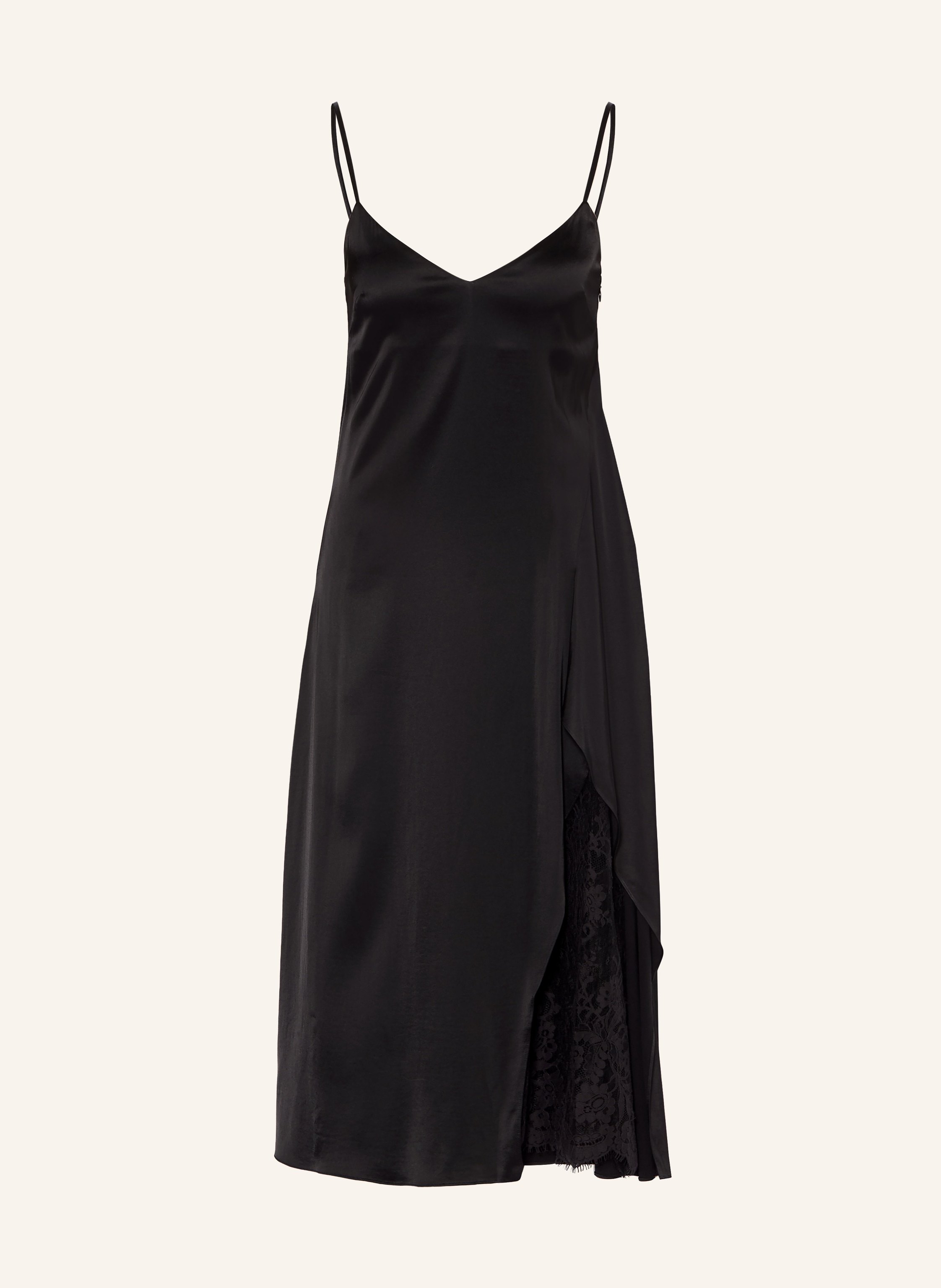 Acne Studios Satinkleid mit Spitze