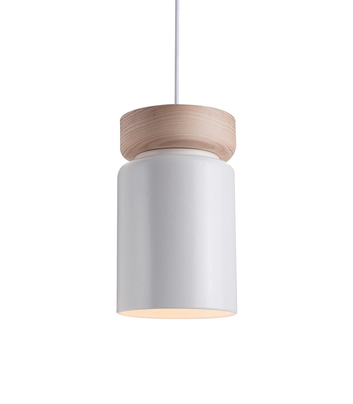 ASPEN - Suspension en céramique naturel d. 15 cm