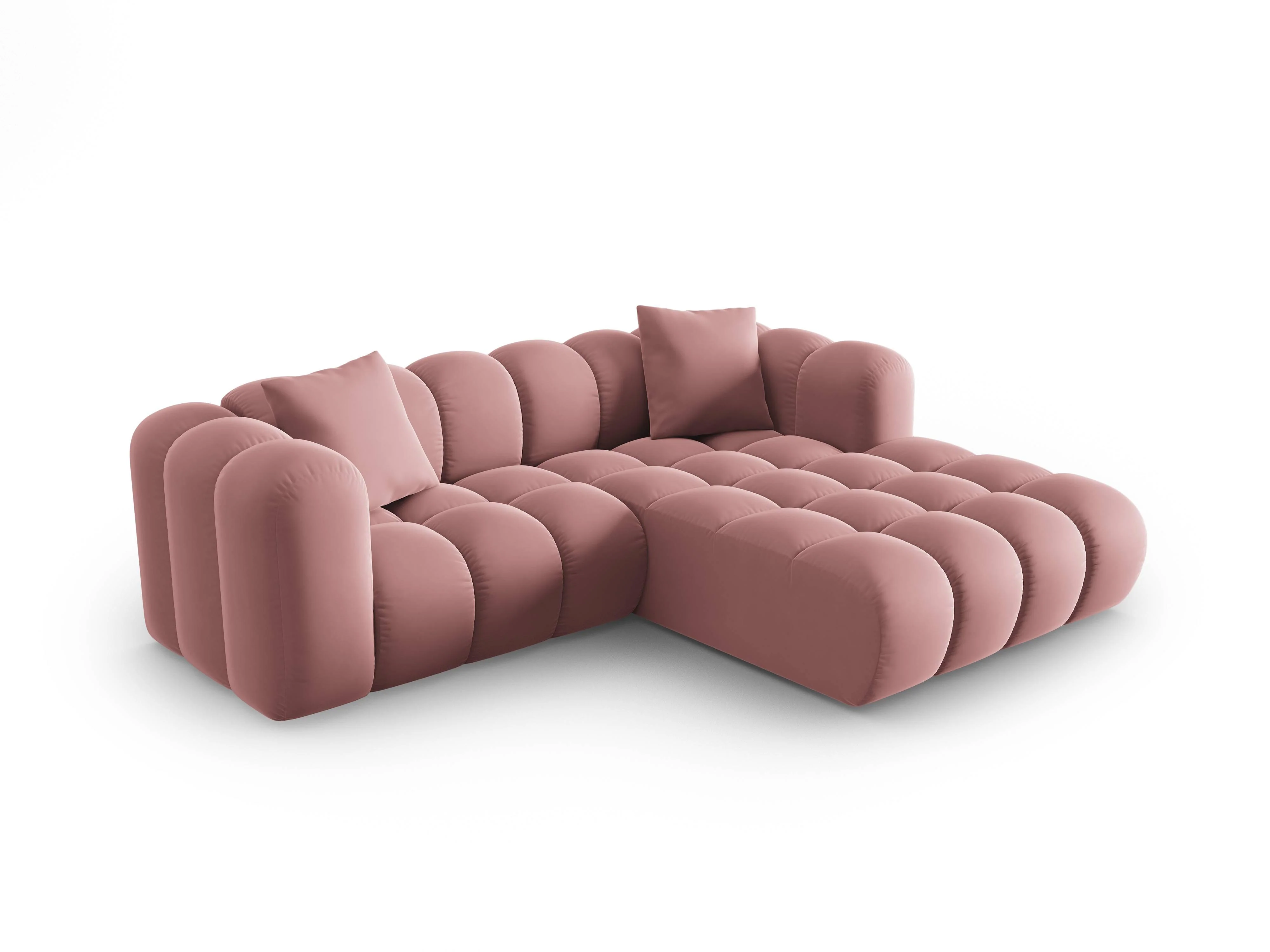 3-zitshoekbank Halley velvet rechts