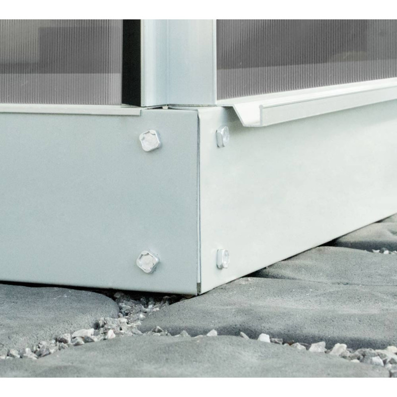 Embase pour serre Venus grise 2,5 m² VITAVIA