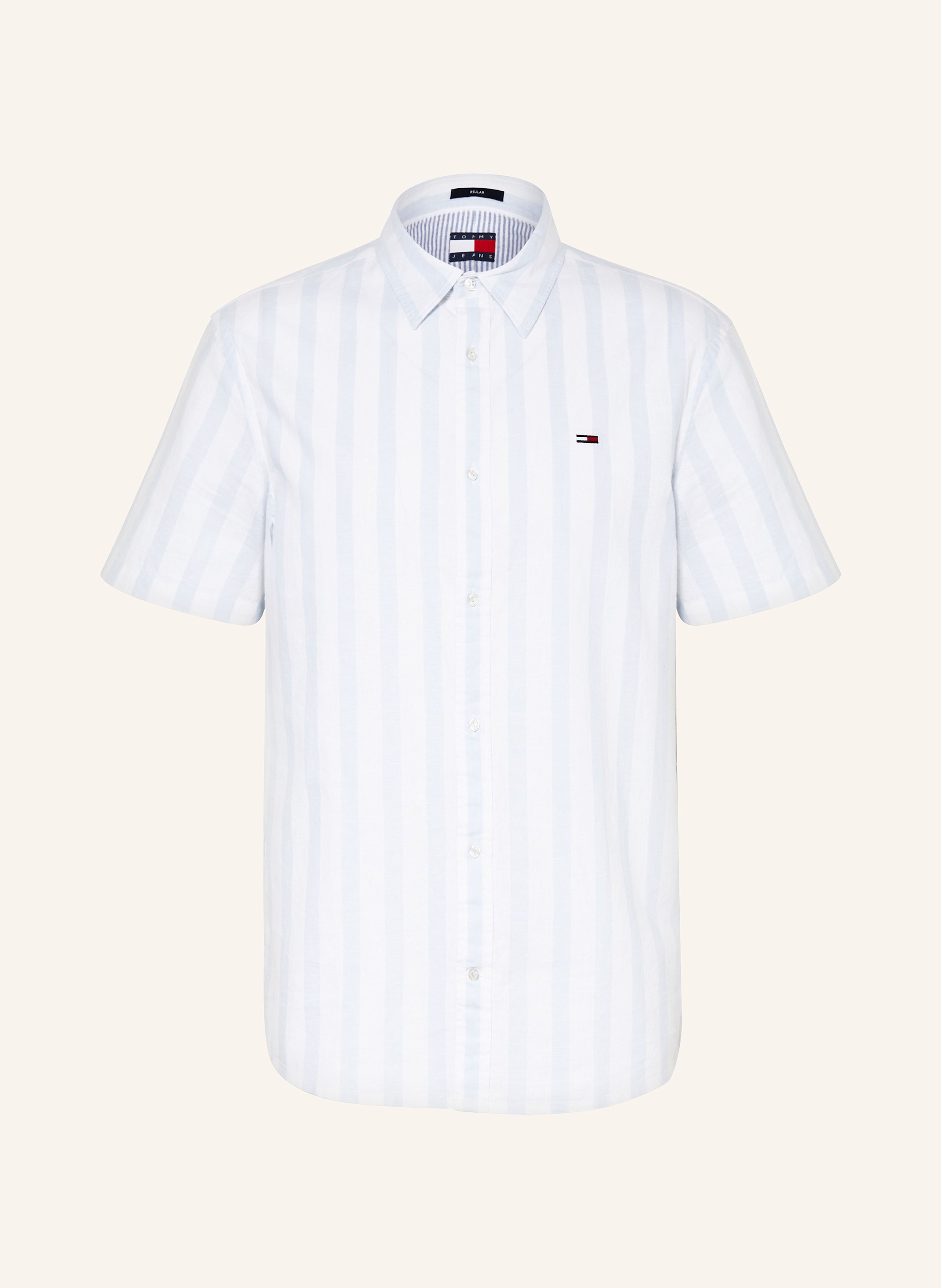 TOMMY JEANS Kurzarm-Hemd Regular Fit