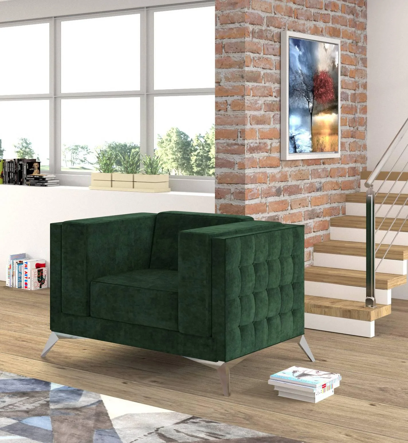 Fauteuil Gusto velvet