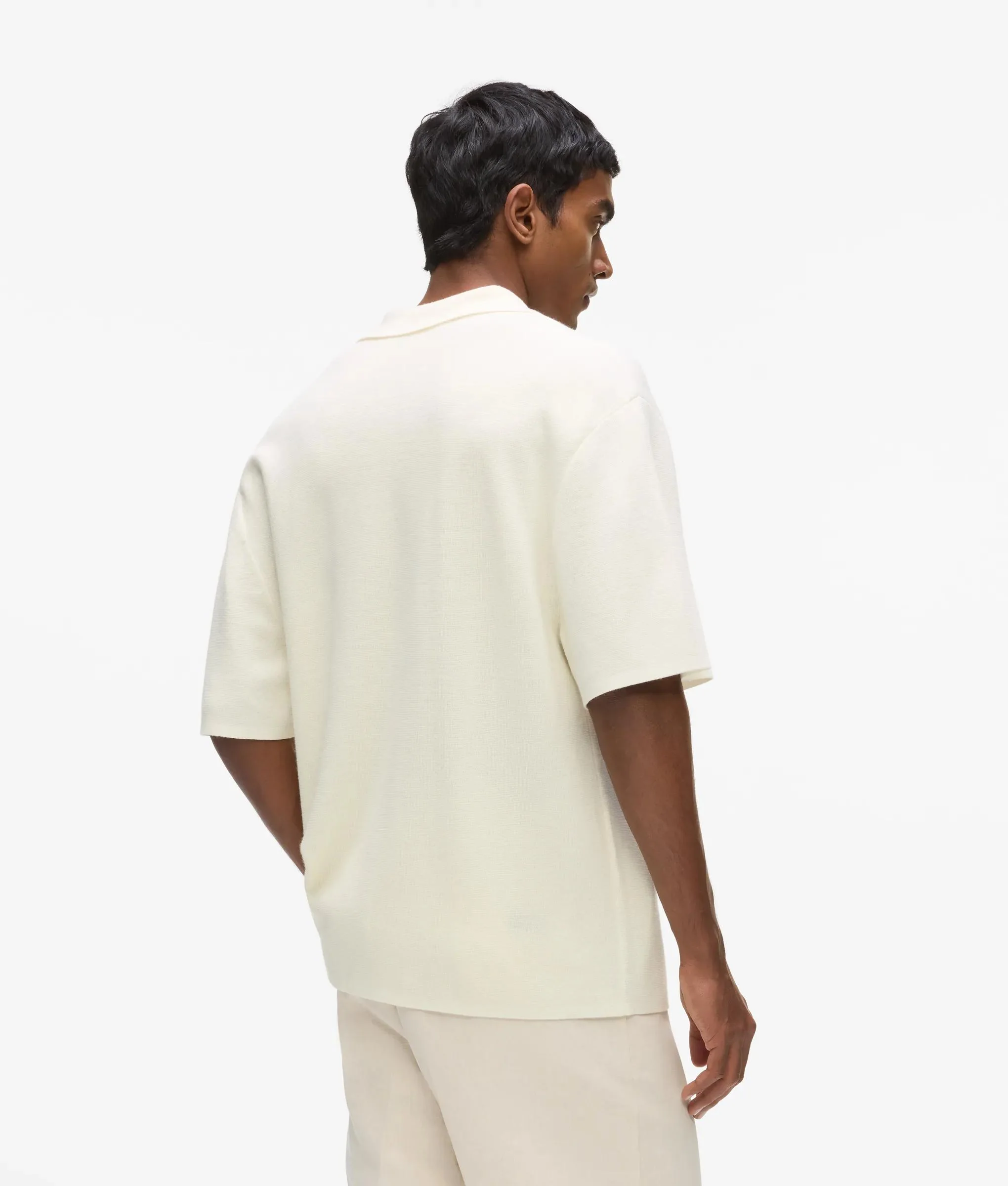 Polo boxy en maille
