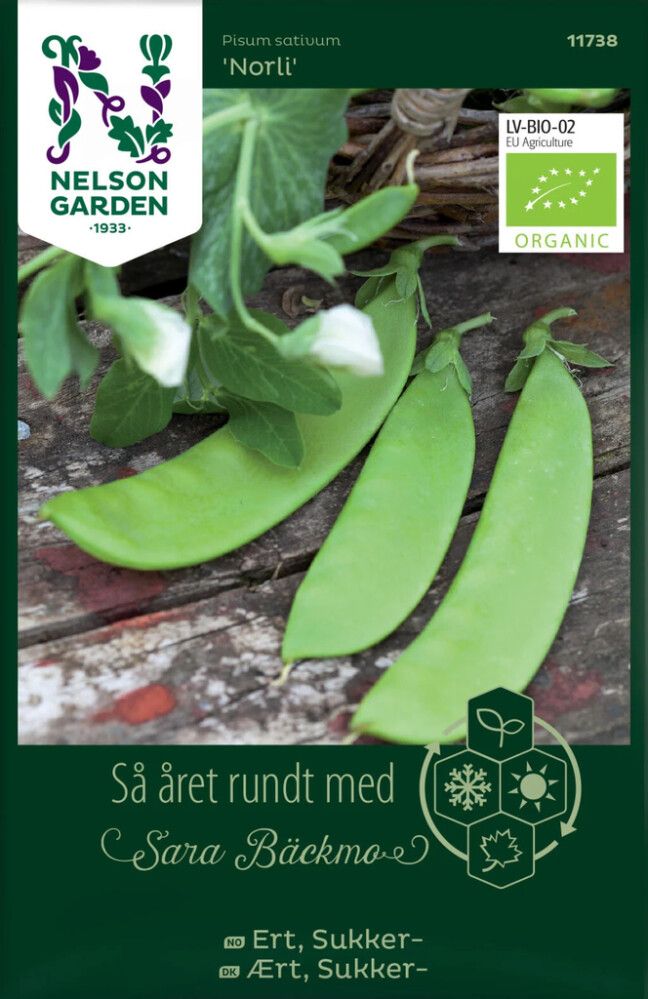 GRØNNSAKSFRØ NELSON GARDEN SUKKERERT NORLI