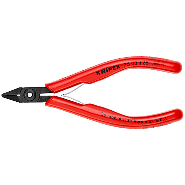 KNIPEX Pince coupante latérale 125 mm pour électronique 75 02 125