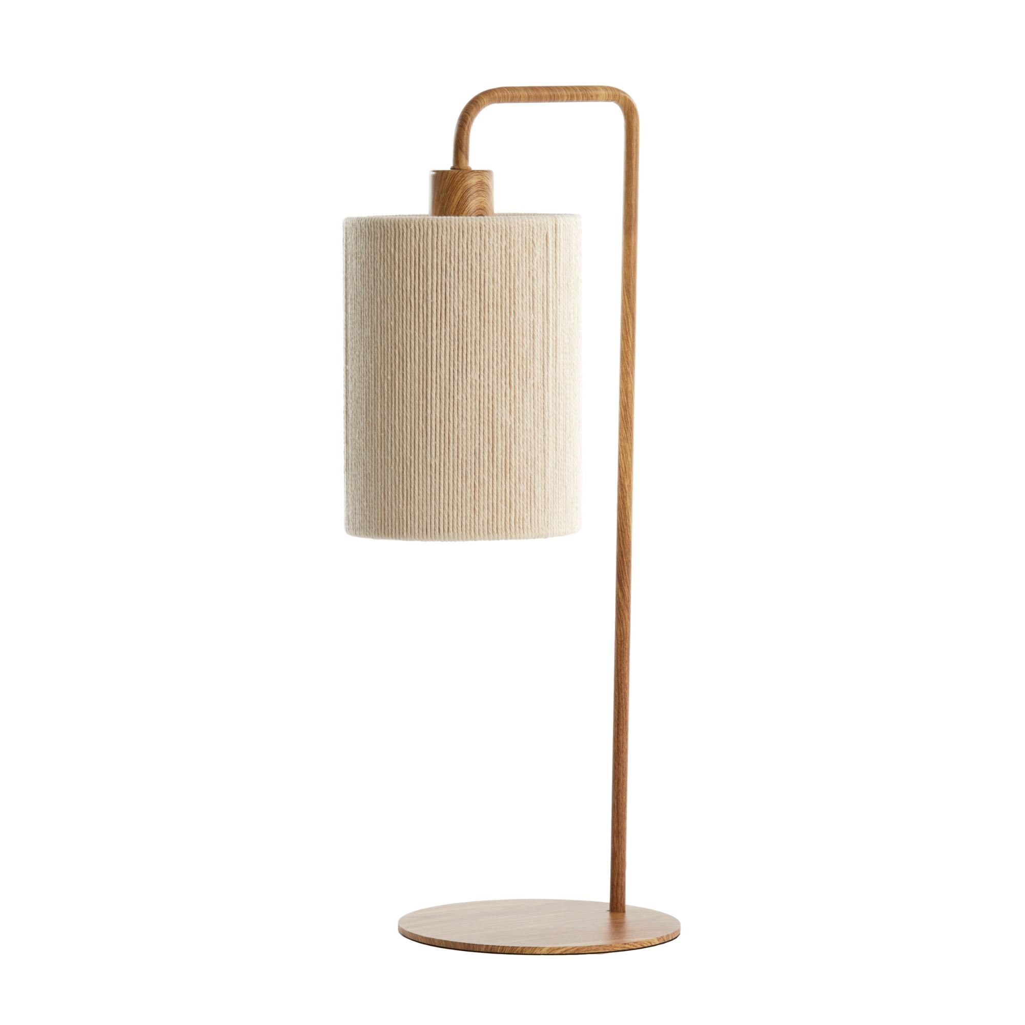 Light & Living Tafellamp Donio - Naturel Crème- 26x20x59.5cm