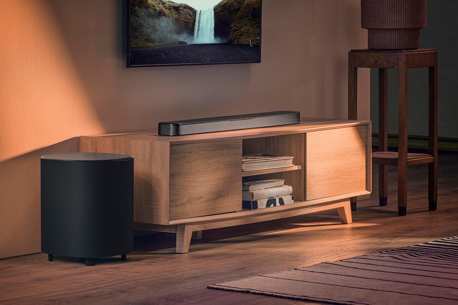 JBL Bar 500MK2-5.1 Channel soundbar System with Dolby Atmos  MultiBeam 3.0 & PureVoice 2.0  750W with 10 Sub  Easy Sound Calibration  and Works with Voice Assistant-Enabled Speakers (Black)