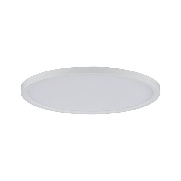 Panneau encastré LED Areo IP44 rond 180mm 11W 770lm 3000K Blanc dépoli gradable