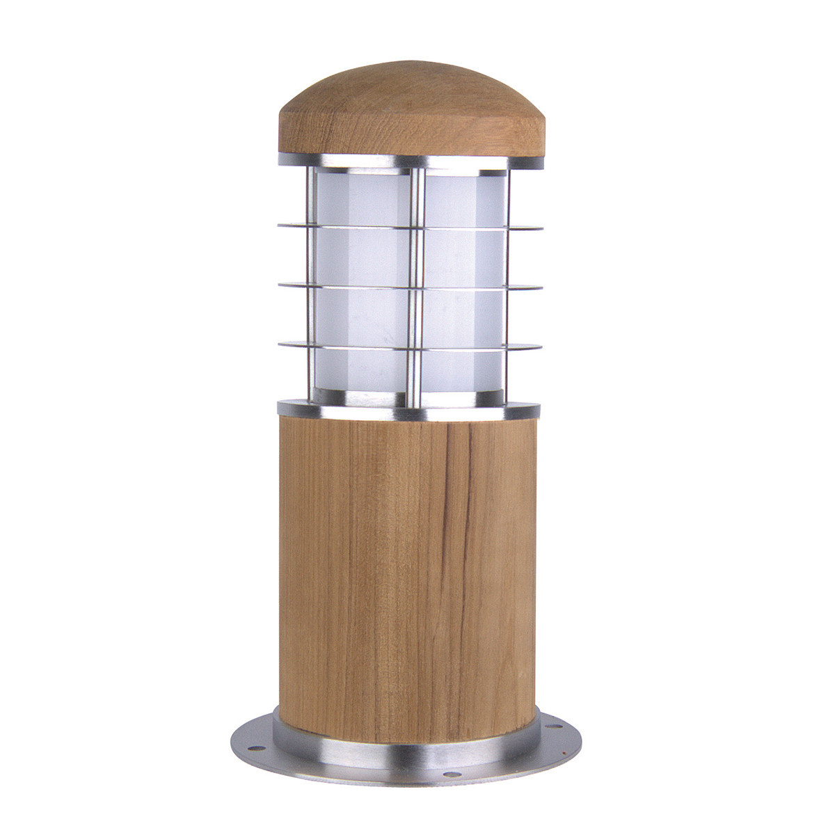 Lampa ogrodowa drewno tekowe Poole wys:24 cm 1xE27x40W IP55 Garden Zone
