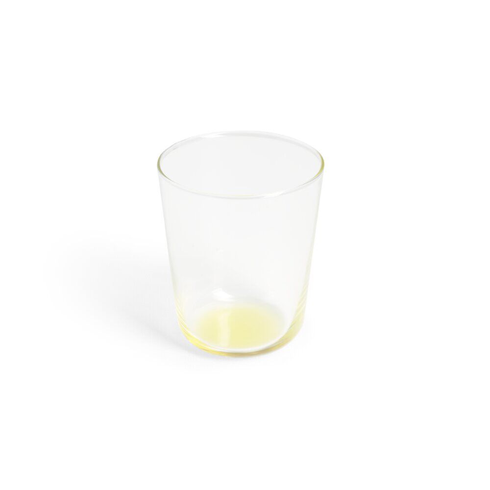 Lot de 6 verres 31cl transparents avec fond coloré