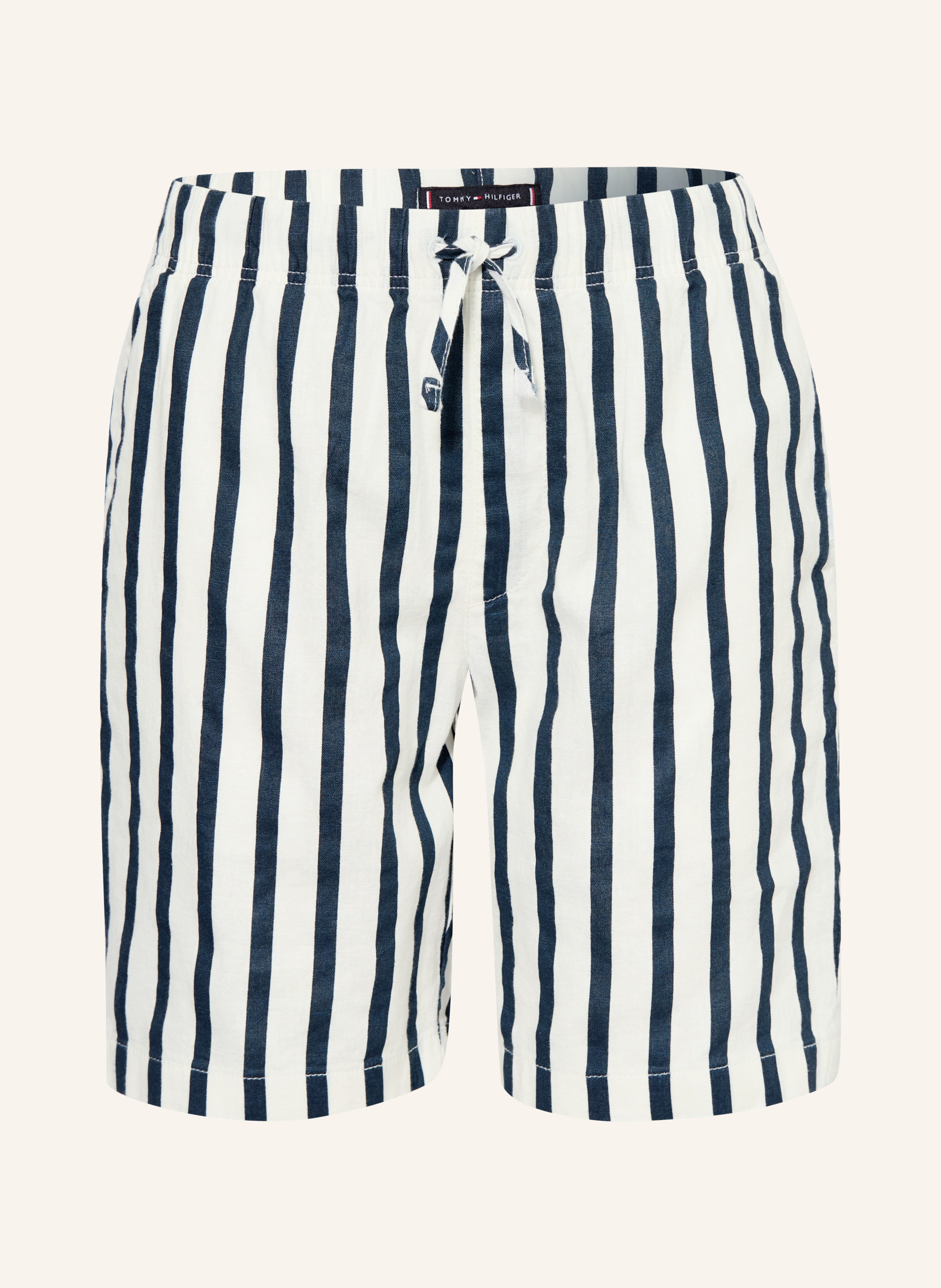 TOMMY HILFIGER Shorts im Jogging-Stil mit Leinen