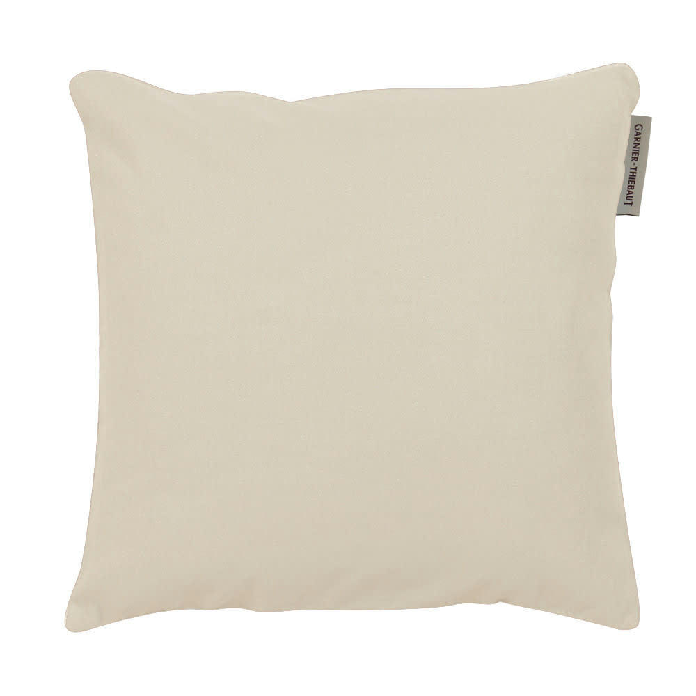 CONFETTIS CAILLOU - Housse de coussin  pur coton ivoire 50x50