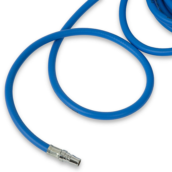 EBERTH Tuyau à air comprimé, tuyau d'air haute pression pour compresseur, longueur 10m, diamètre 6mm x 11mm, raccord 1/4